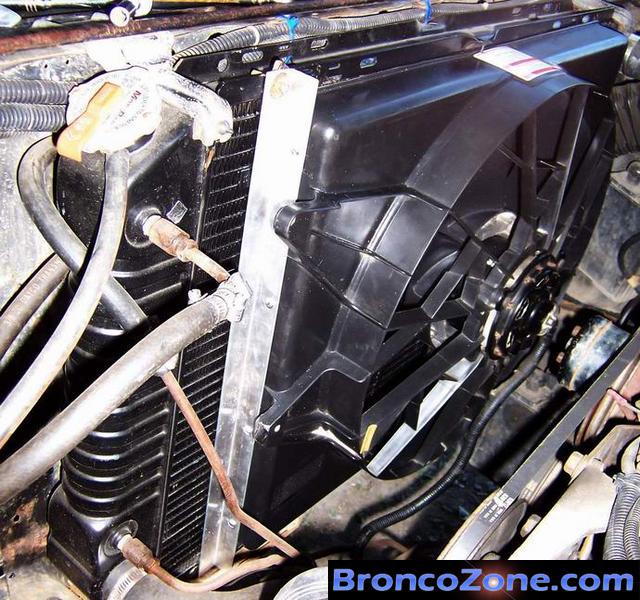 1995 Ford Bronco Electric Fan Conversion