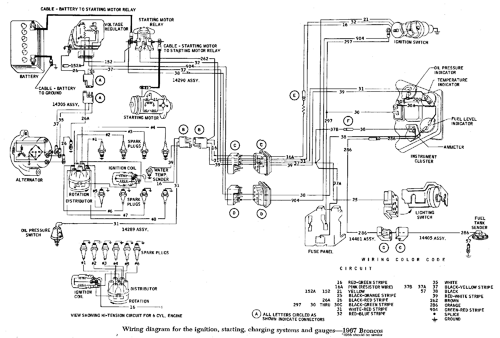 Wiring problem...Help - 66-77 Early Bronco Tech Support - Ford Bronco