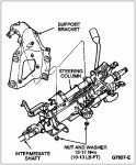 96collapsible intermediate shaft from U-joint at lower end of steering column.gif