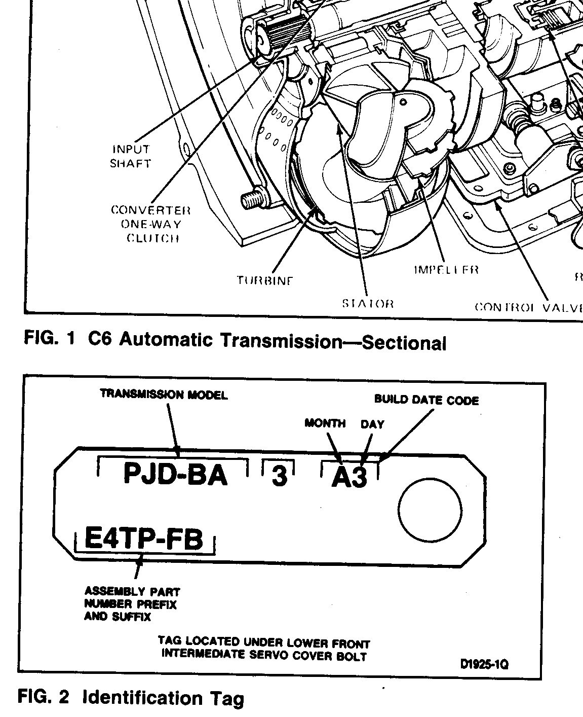 Decoding ford transmission tags #6