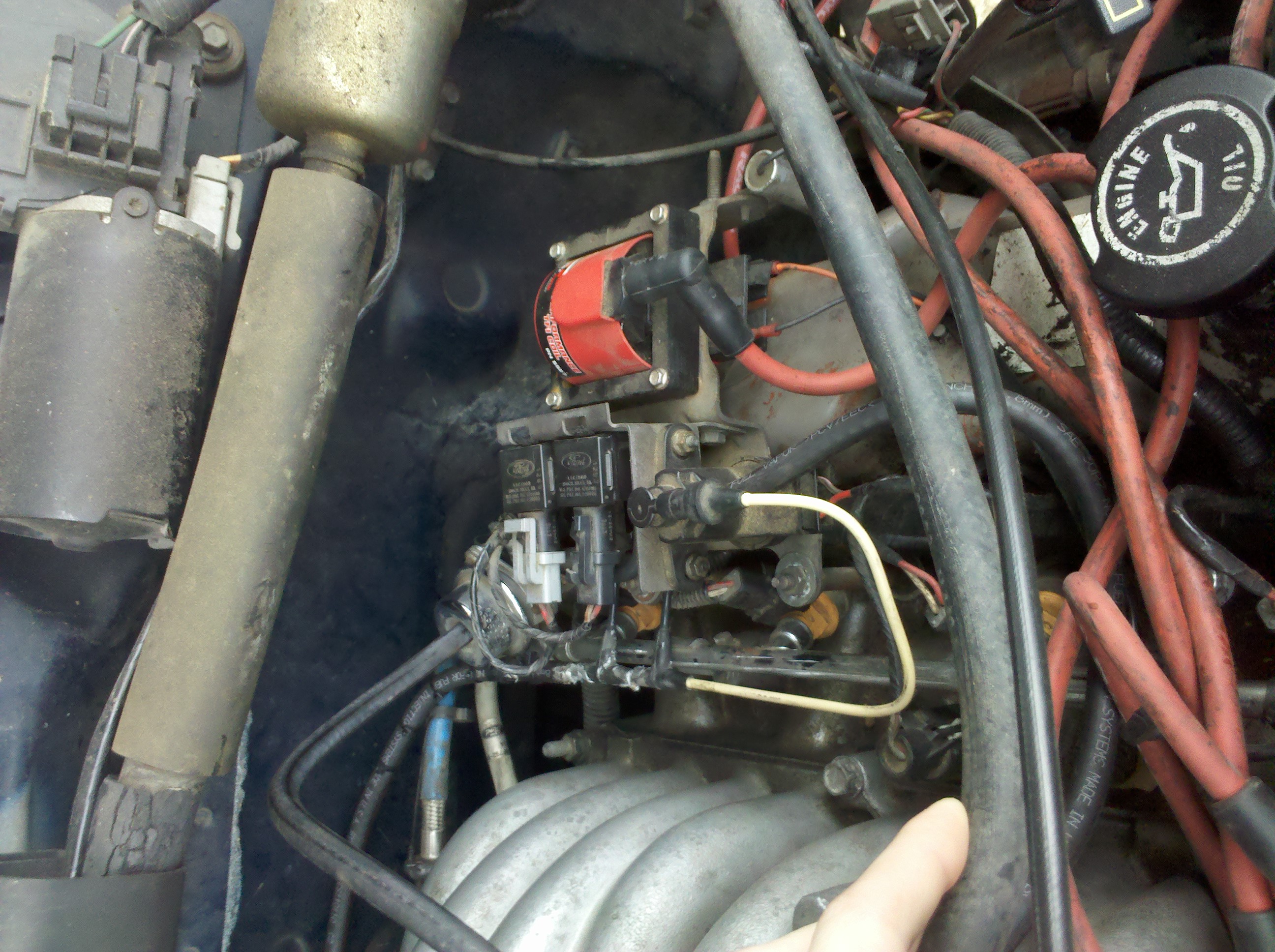 Ford bronco smog pump removal #5