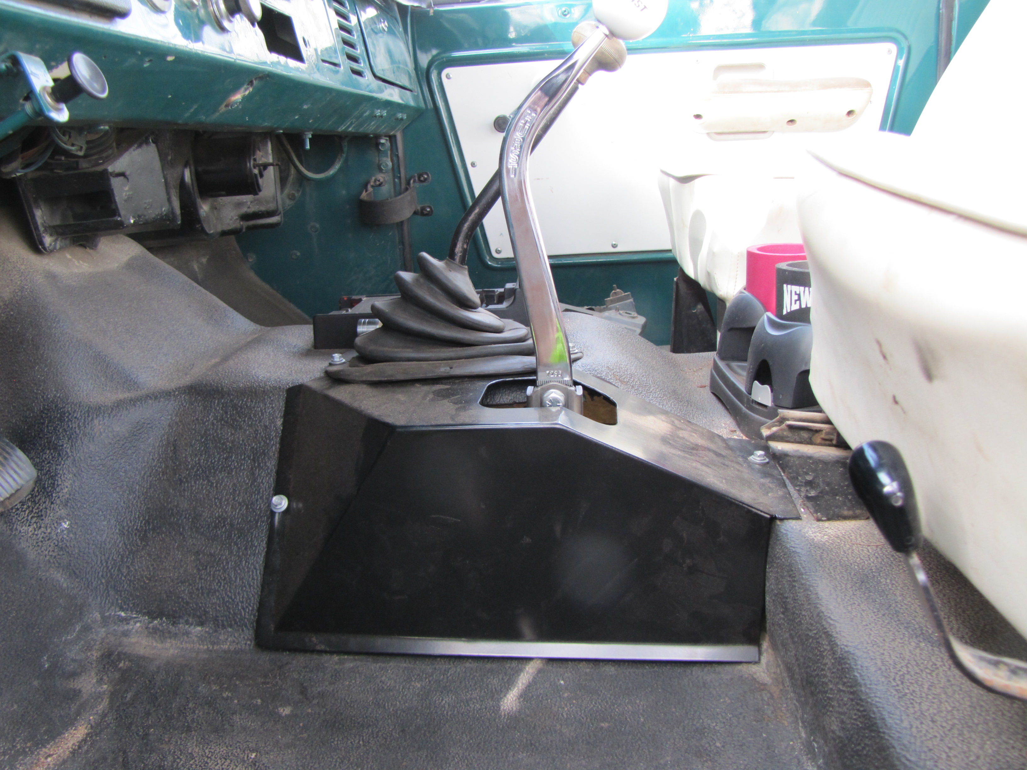 Ford bronco floor shifter conversion #7