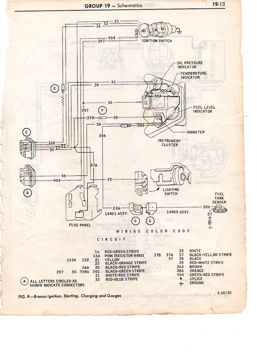 1973 Ignition Wiring - 66-77 Early Bronco