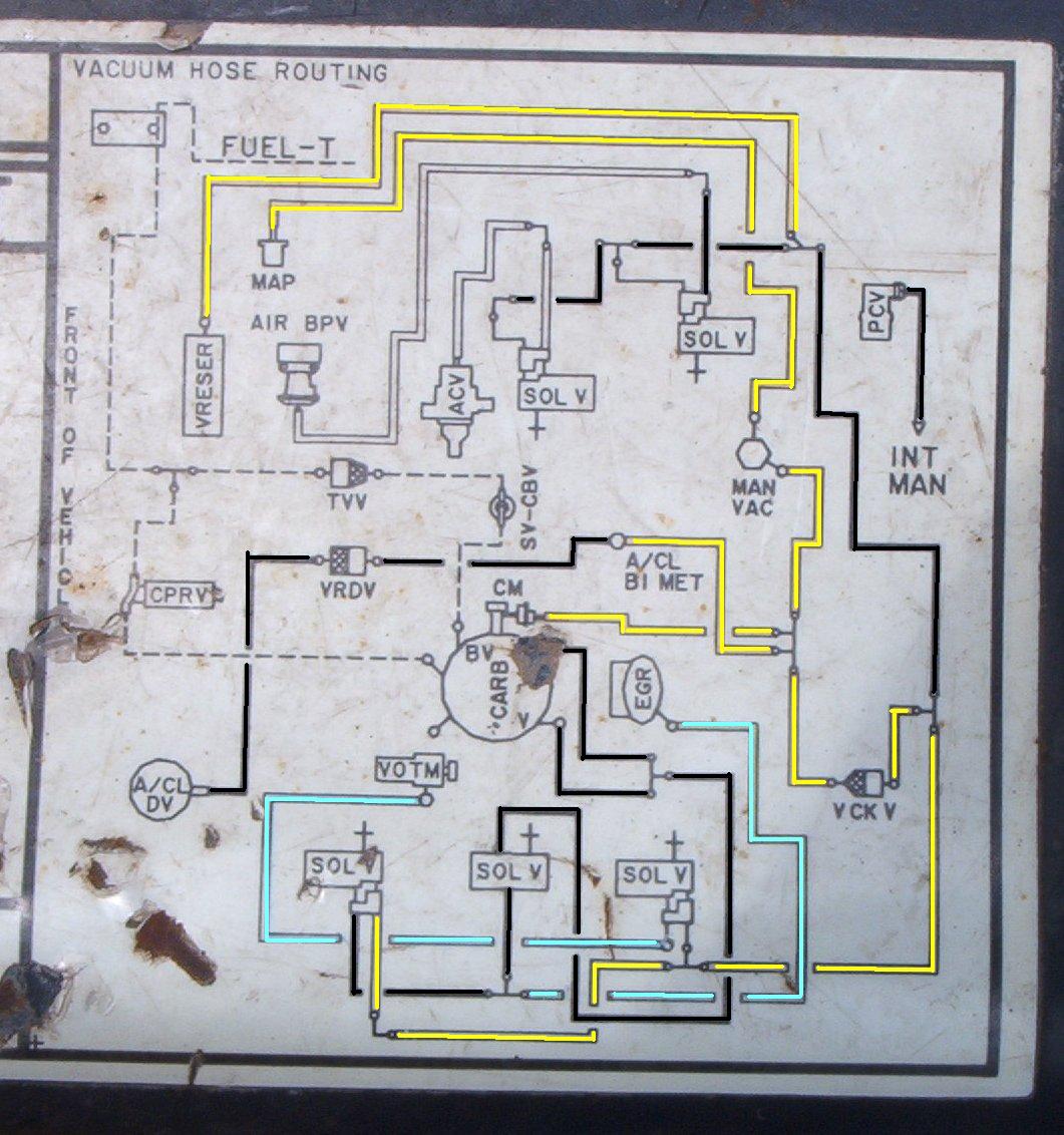 Vacuum diagrams - 80-96 Ford Bronco Tech Support - 66-96 ... ac wiring diagram 68 mustang 