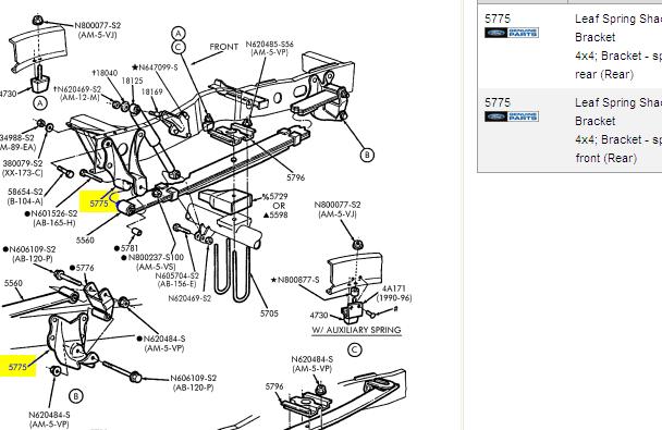 Leaf spring bracket ford bronco #2