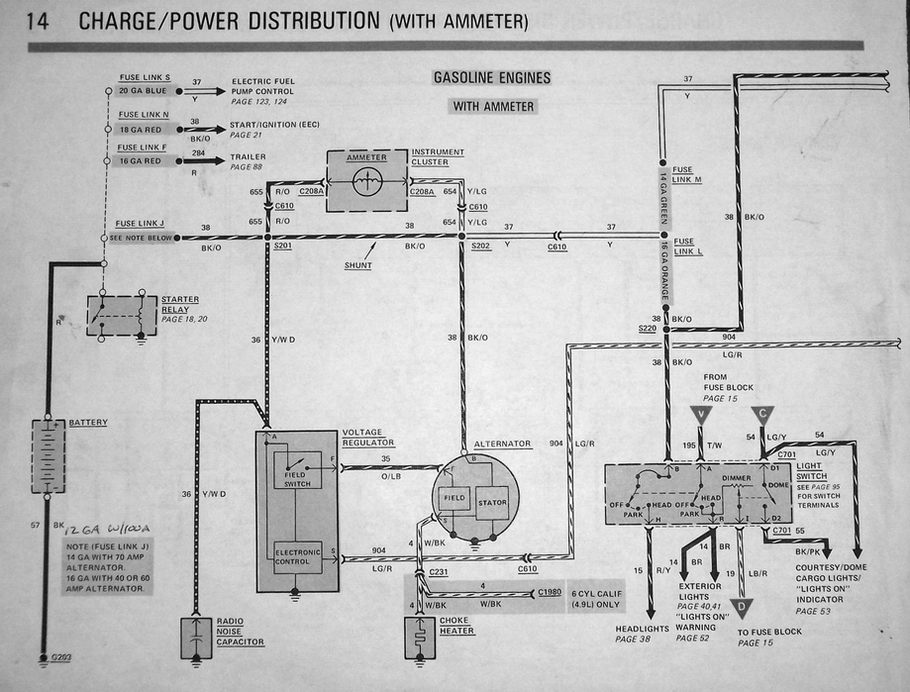 Starter solenoid - 80-96 Ford Bronco Tech Support - Ford ... 93 ford f700 wiring diagram 