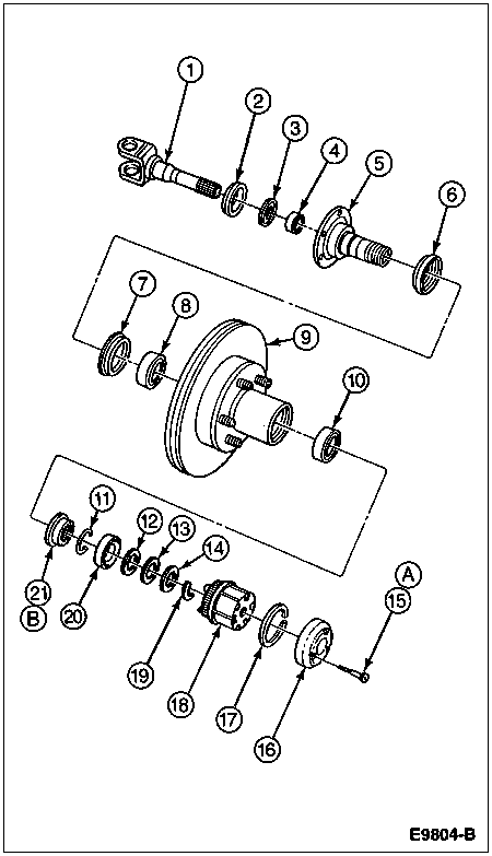 1996 Ford bronco automatic locking hub #9