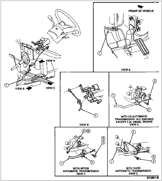 How to adjust shift points on a e4od ford transmission #10