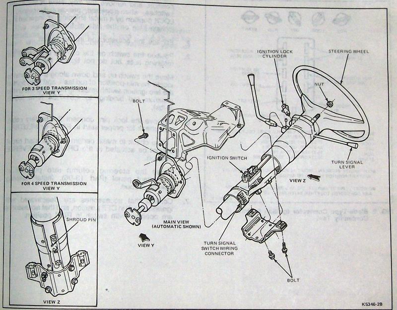 Ignition Switch Adjustment Procedure - How-To Tech ... 1985 ford f 250 ignition wiring diagram 
